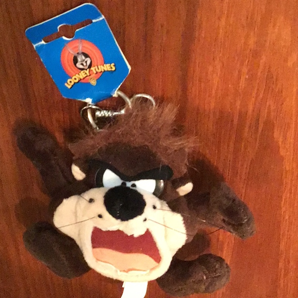 Looney Tunes Tasmanian Devil change purse plush NWT